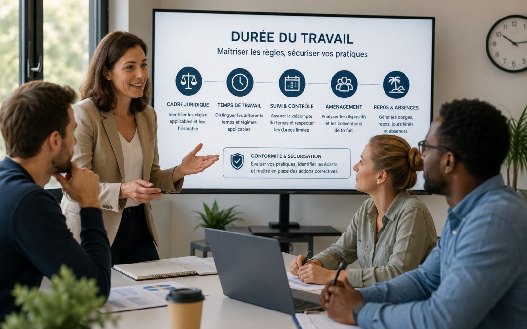 Piloter l&rsquo;aménagement et la gestion du temps de travail